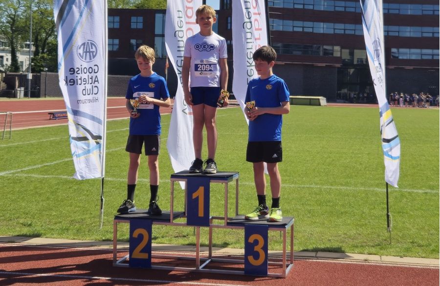Jari wint 100 meter bij Arena Games